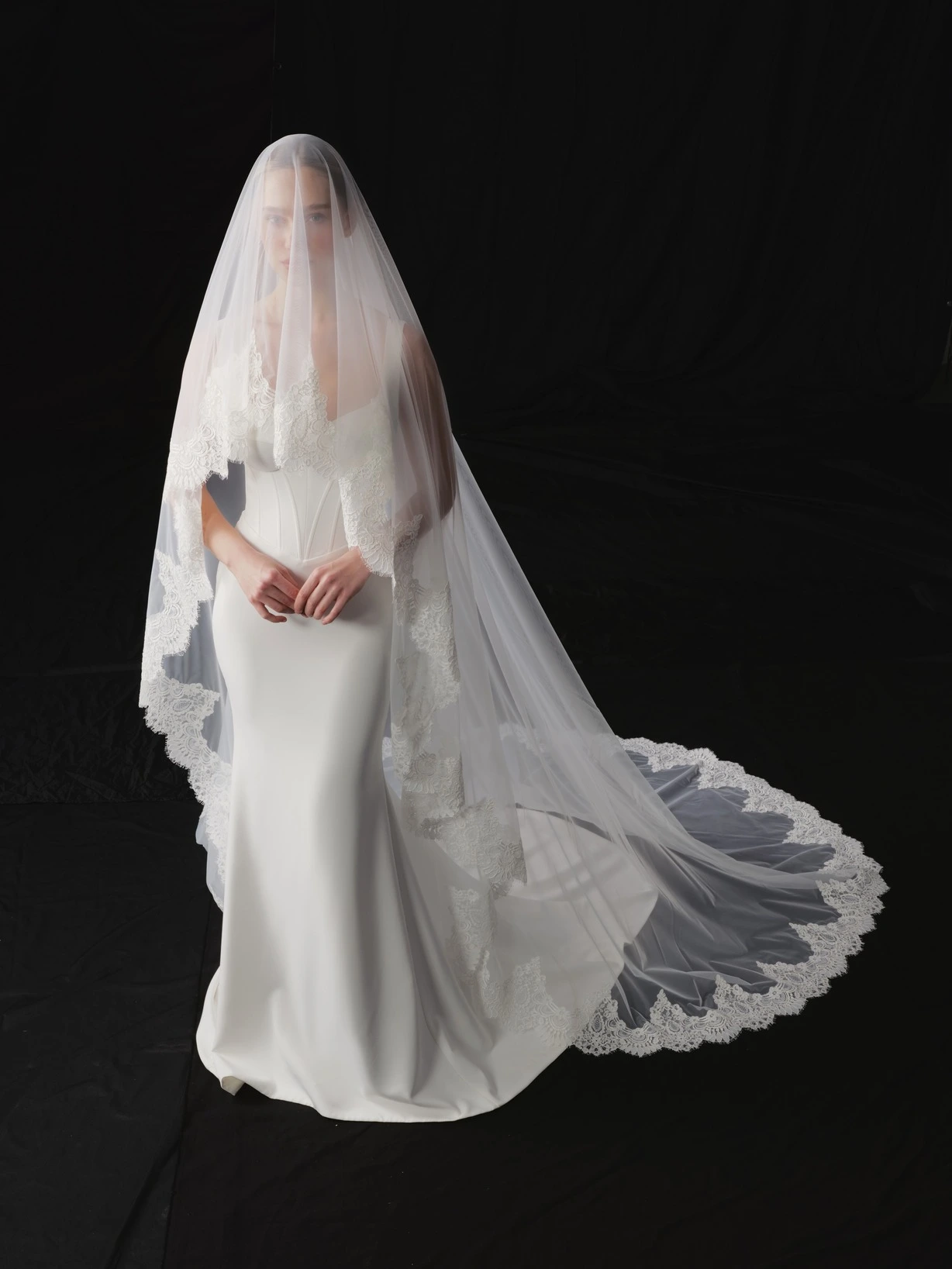Fortunata Veil Wedding Dress Fortunata - YD18207 | Yedyna Wedding Studios main image 2