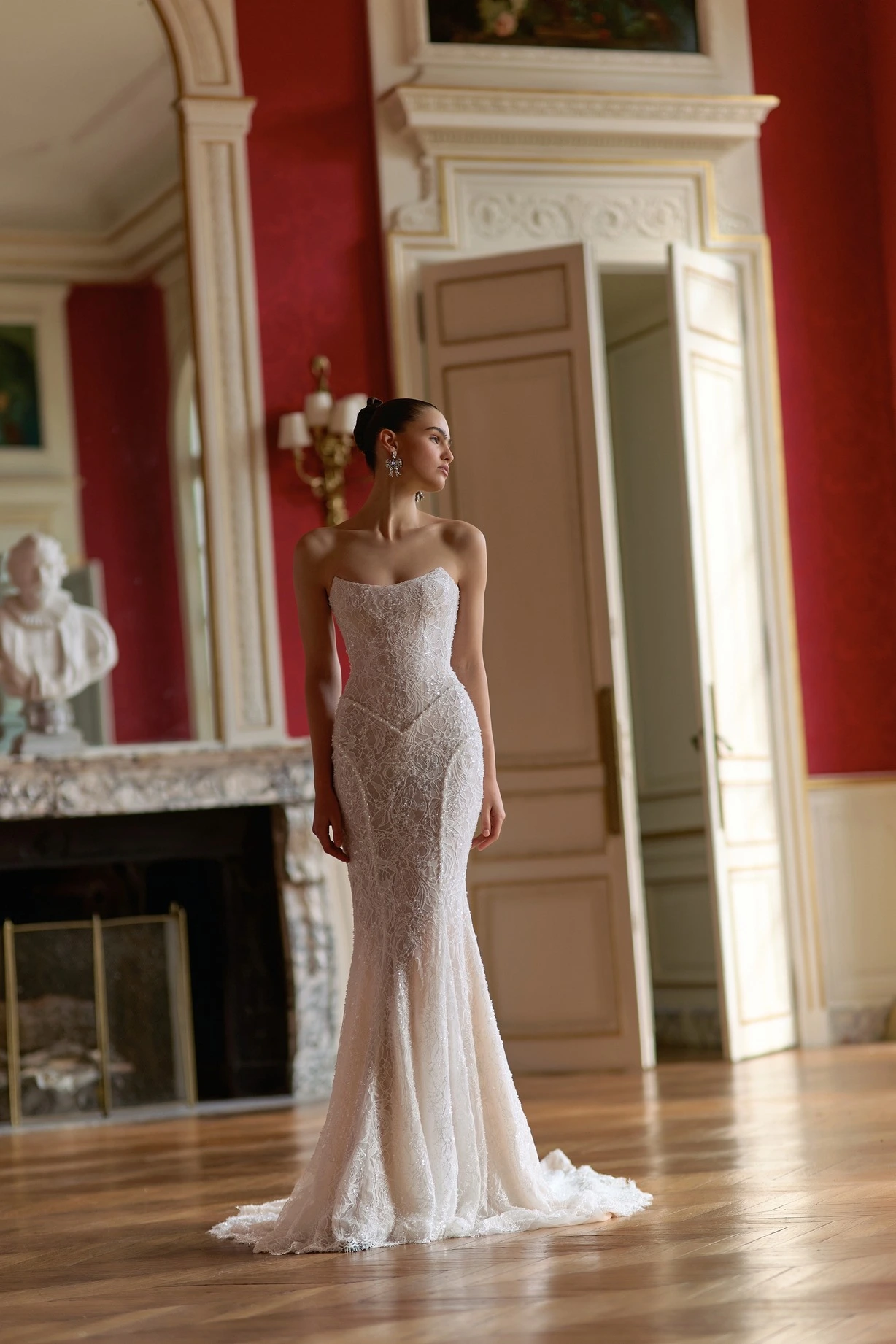 white dress with lace J. Marie: Introduce Yourself – Shop the Mint Pair it with matching heels and gold jewellery for a stunning look Hearts Aflutter Long Sleeve Open