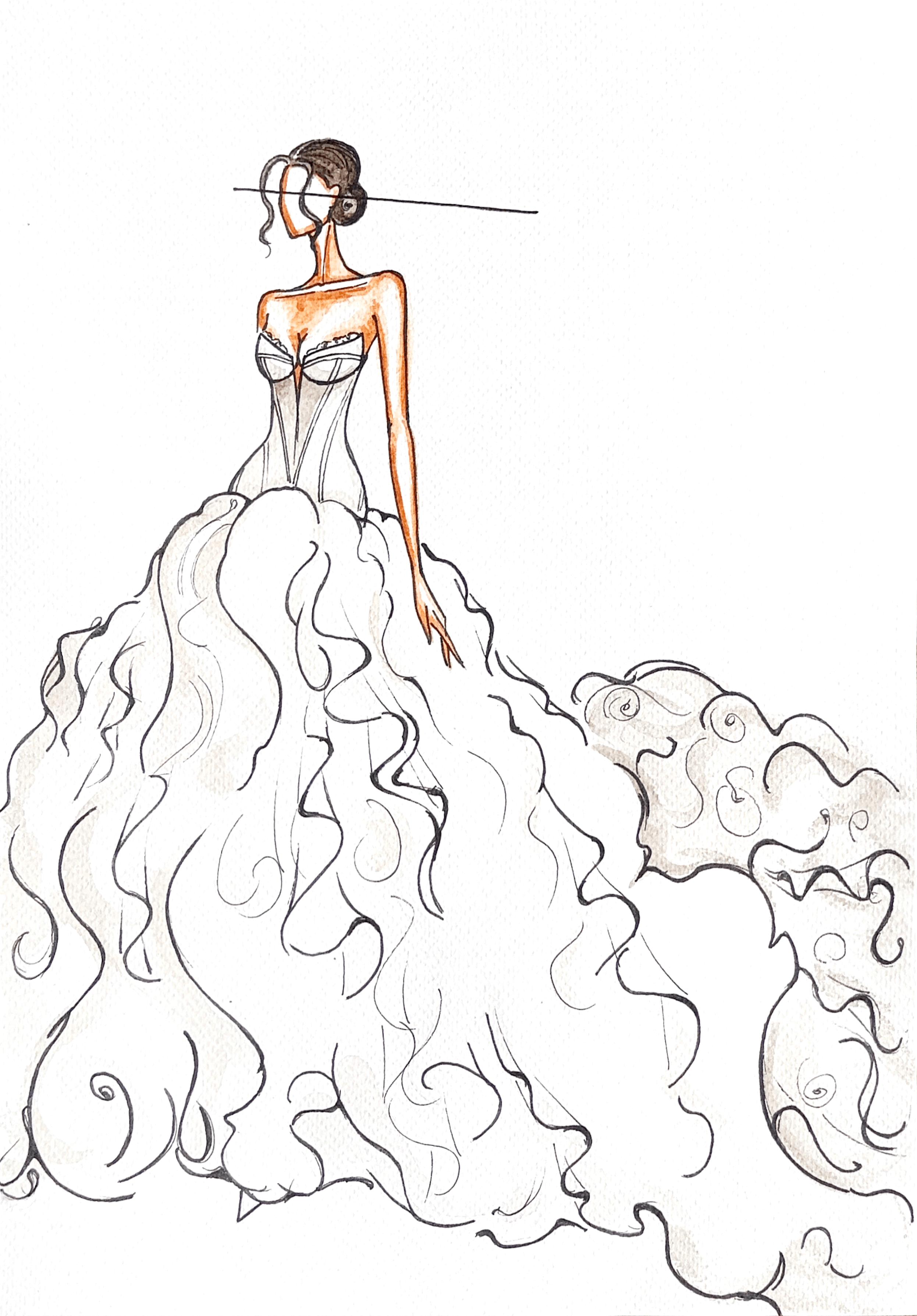 Del boceto al altar: el viaje de un vestido de novia de alta costura, image size:2493x3578