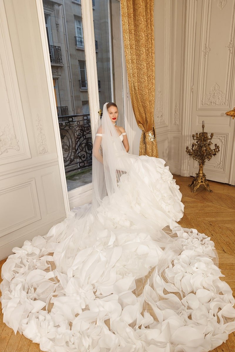 milan wedding dress designers Mermaid Long Sleeve Wedding Dress No Lace Milan Mermaid Wedding Gown By  Luce Sposa Amazing Designer