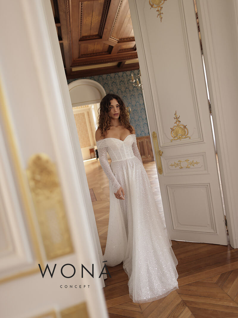 A-line bridal gown
