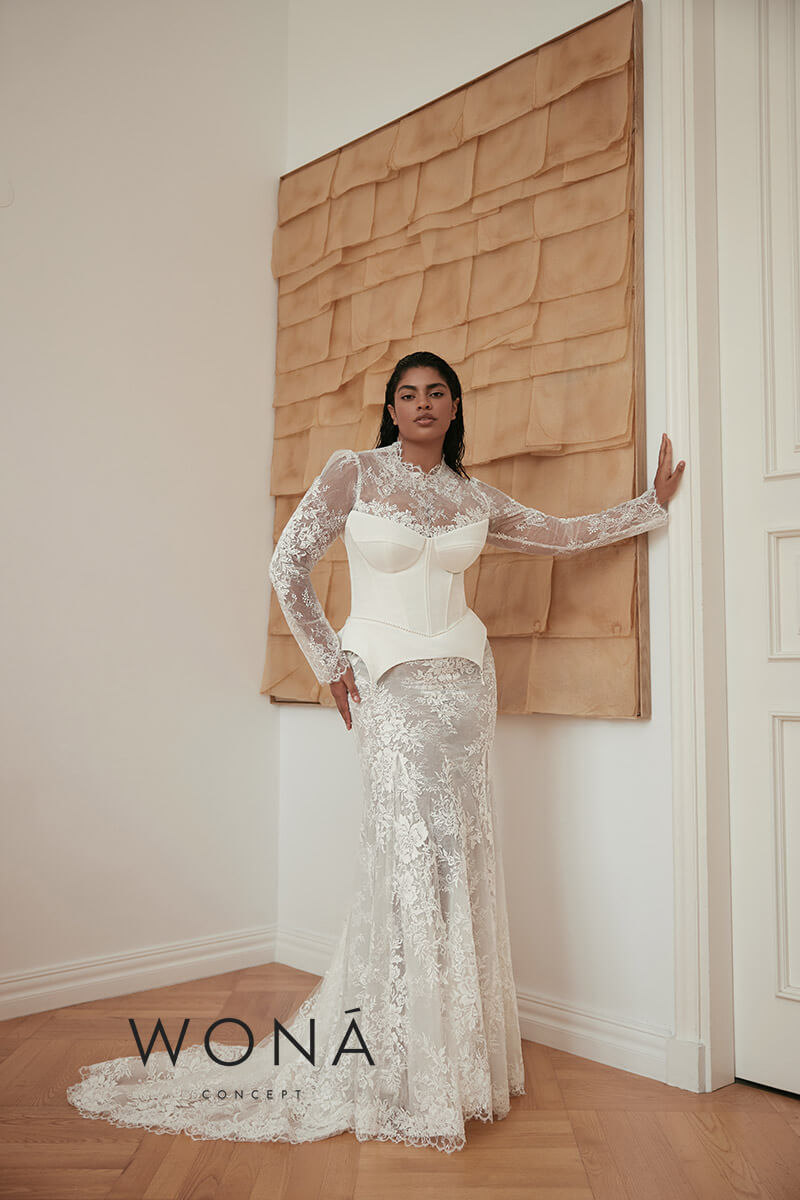 Plus size wedding wear